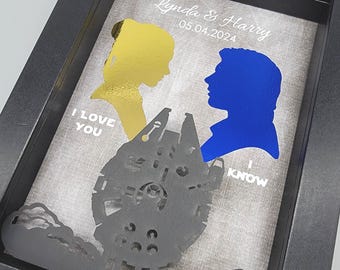 Star Wars I Love You I Know | Wedding Gift | Anniversary Gifts For Couples | Boyfriend Gift | Wife Gift | 1 Year Anniversary Gift