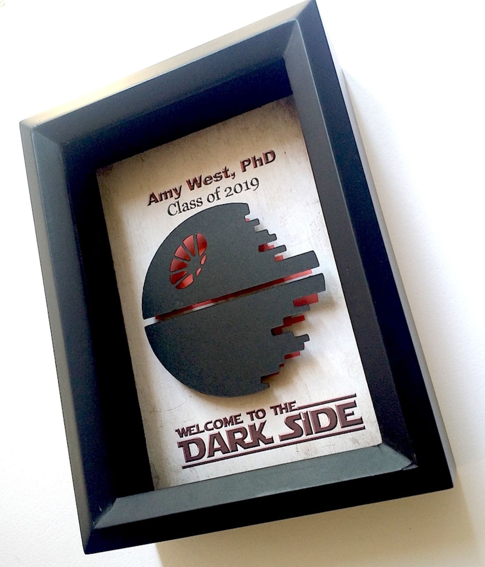 5x 7 Funny 3D Star Wars Graduation Gift for High - Etsy