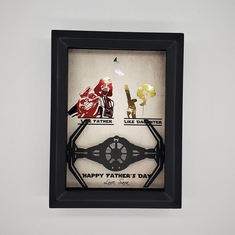 Star Wars Father's Day Gift From Daughter Dad Birthday Etsy