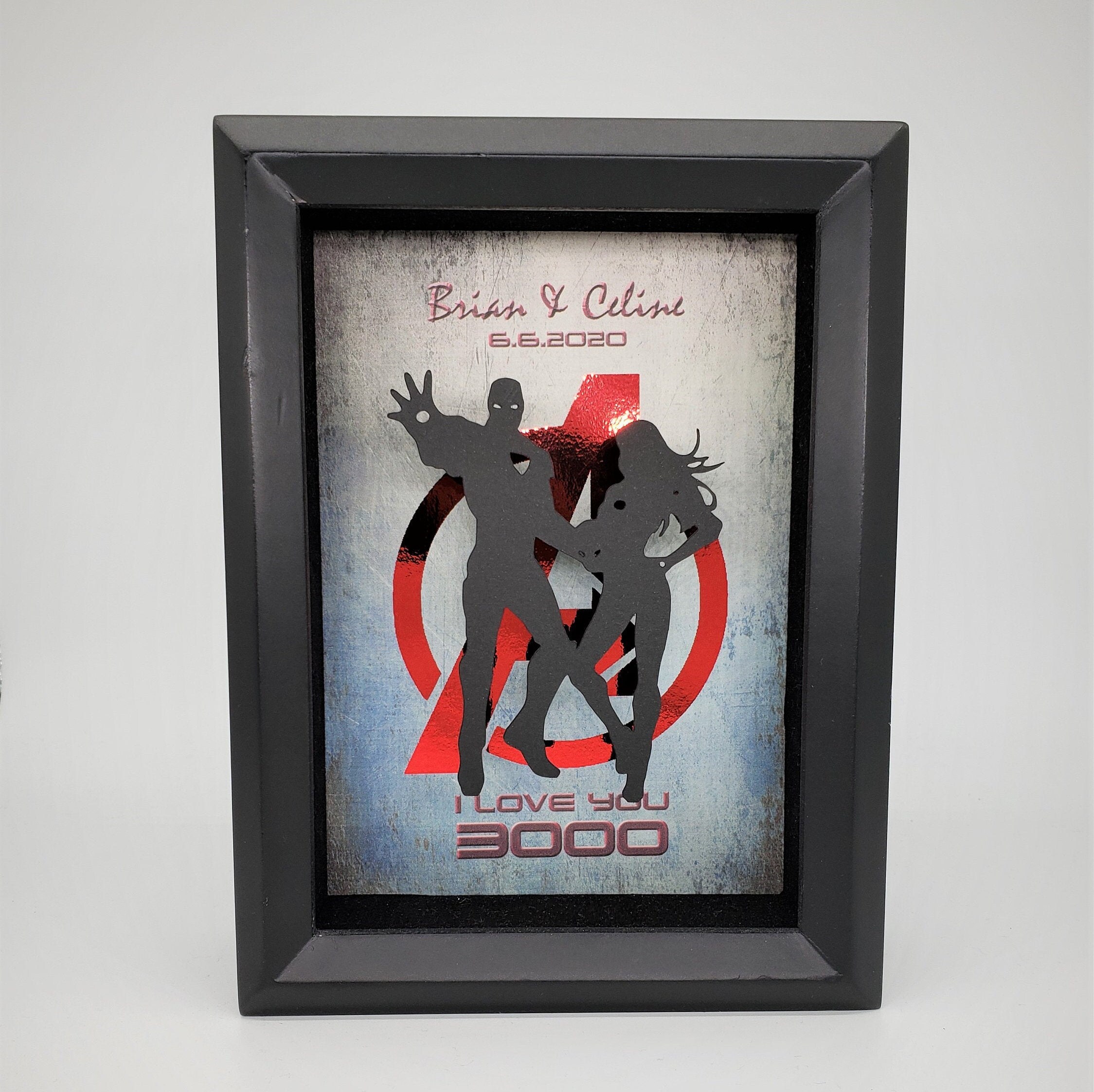 Personalized Marvel Anniversary Gift For Him 3d I Love You Etsy Personalized Marvel Anniversary Gift For Him 3d I Love You Etsy