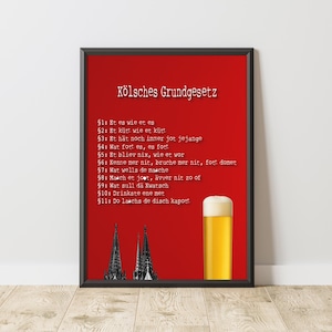 Cologne Basic Law Cologne Poster