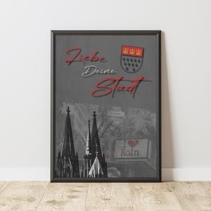 Cologne Love your city Poster