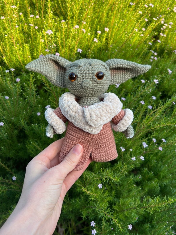 Grogu Baby Yoda the Child Amigurumi Crochet Toy From the Mandalorian Craft by Hope Etsy Australia
