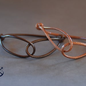 FOREVER UNITED カップルノットブレスレット (2点) コードブレスレット 彼と彼女のコットンブレスレット - シングルラップブレスレット カップルジュエリー 男性 女性