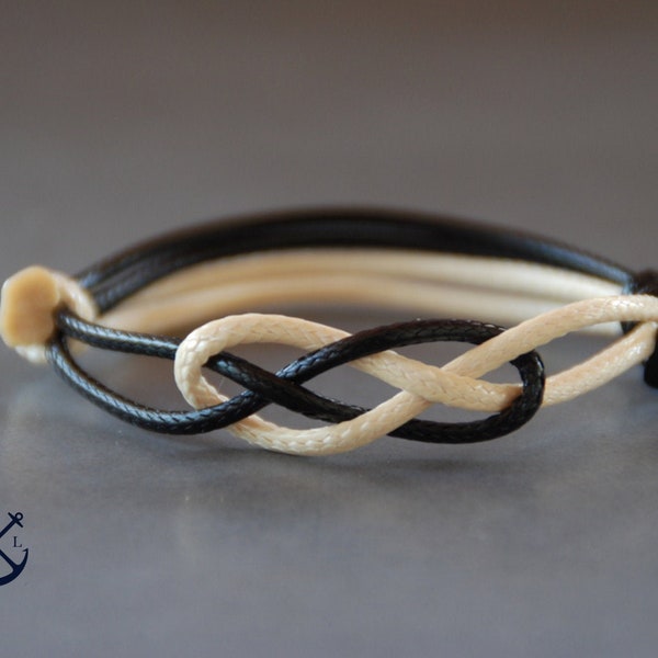 Bracelet SAILORS Knot, Bracelet cordon knot couleur mixte, bracelets femme homme, cadeau, bracelet amitiés, bracelet d’amour