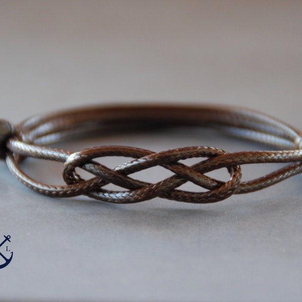Sailors Knot Bracelet, Bracelet Cordon nœud minimaliste, Bracelets Femme Homme, Cadeau, Bracelet Amitiés, Bracelet Amour