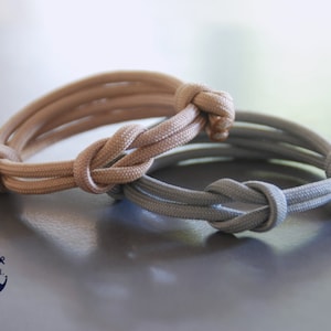 His and Hers Couples Knot Bracelets Set of 2 Paracord  Bracelets Mens Womens Bracelets Couples Gift Couples Bracelet Couples Jewelry