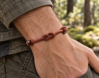 Minimalistisches Acht-Knoten-Armband, Infinity-Armband für Damen und Herren, Geschenk für Ihre Liebsten, Freundschaftsschmuck