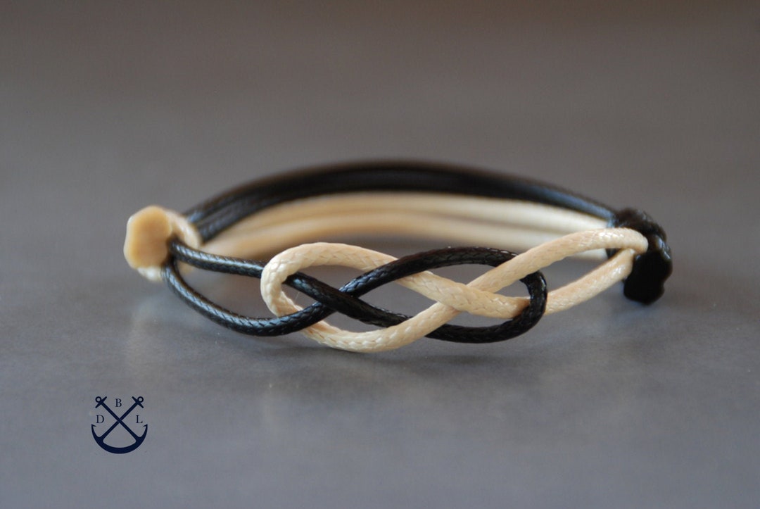 SAILORS Knot Bracelet Mixed Colour Knot Cord Bracelet Mens Etsy