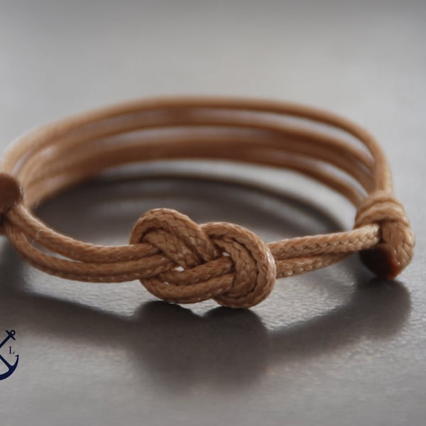 Bracelet à huit nœuds, bracelet de cordon de nœud minimaliste, bracelets pour femmes pour hommes, cadeau, bracelet d'amitié, bracelet d'amour