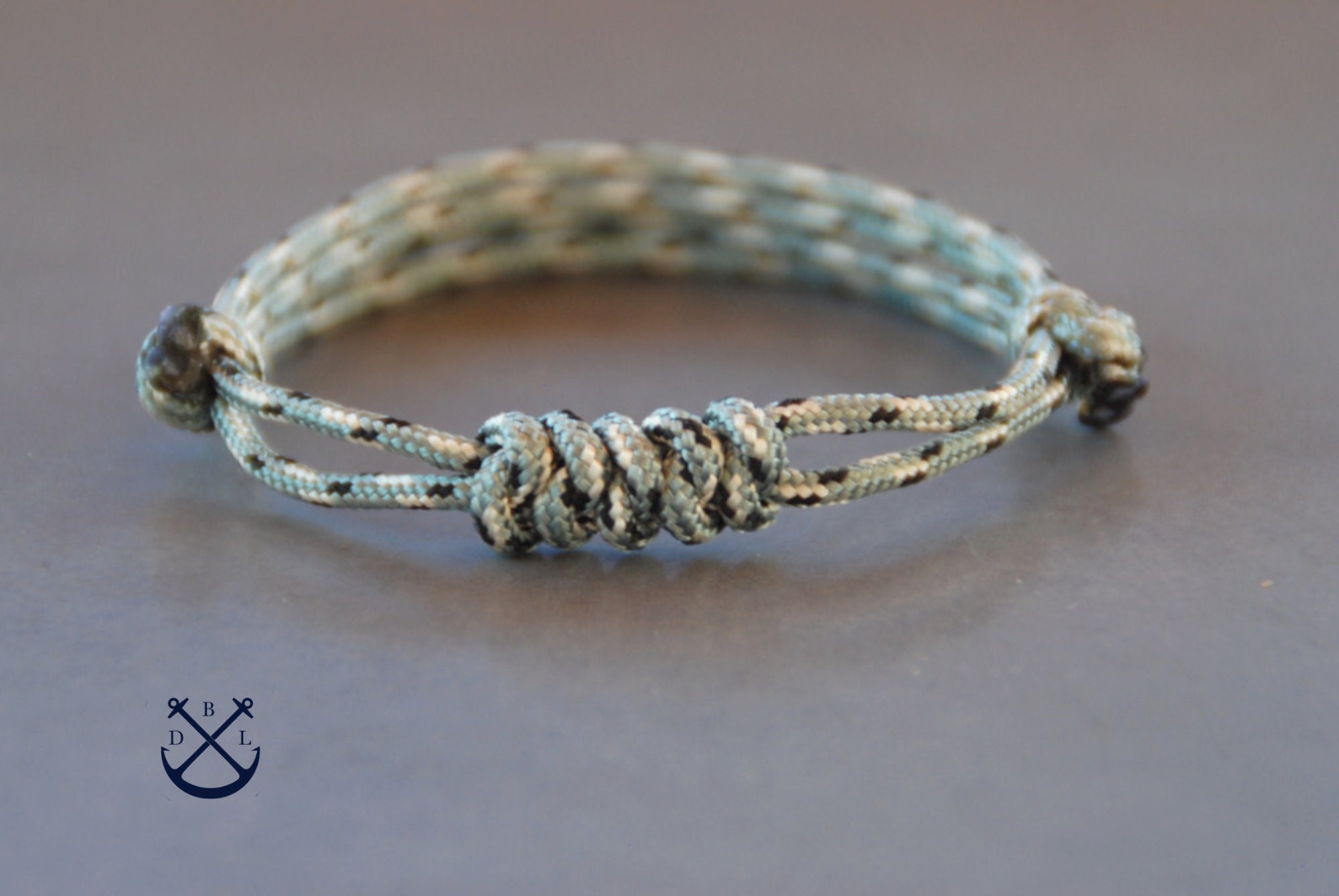 Thin Snake Knot Paracord Bracelet, Mens Womens Bracelet, Knotted
