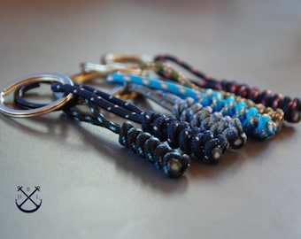 Pick your Colour Special Edition Knotted Keychain Knotted Keyring Paracord Keychain Macrame Gift for Him Gift for Her Unisex Gift