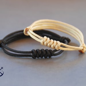 His and Hers Snake Knot Bracelets Set of 2 Bracelets Mens Womens Bracelets Couples Gift Couples Bracelet Love Bracelet Couples Jewelry
