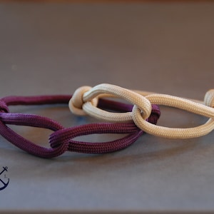 His and Hers &#39;FOREVER UNITED&#39; Knot Bracelets Set of 2 Bracelets Mens Womens Bracelets Couples Gift Couple BraceletS Couples Jewelry