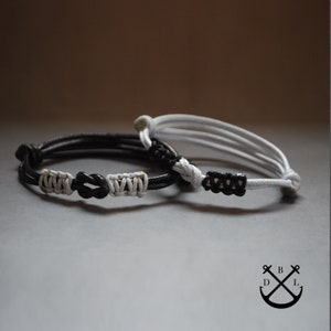 2er Set Wasserdichte Surfer Armbänder für Paare und Freundschafts Armbänder Passendes Set geflochtene Armbänder Geschenk für Partner Jahrestag