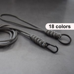 Custom Nurse Lanyard Paracord Keychain Badge Holder Keychain Paracord Rope Keyring Badge Holder ID Tag Lanyard Teacher ID Keychain Necklace