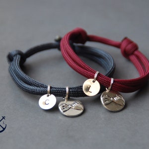 Pulseiras personalizadas para ele e para ela, conjunto de 2 pulseiras, pulseiras masculinas e femininas, presente para casais, pulseira para casais, joias para casais