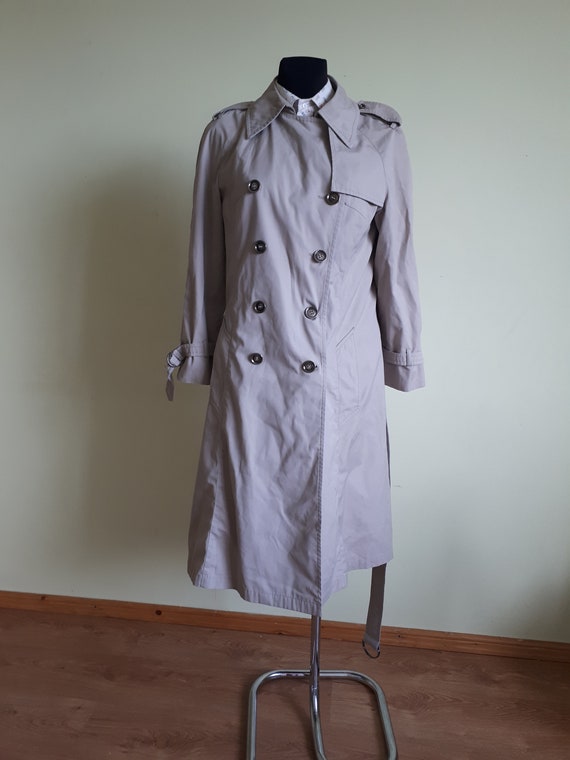 Vintage woman rain coat