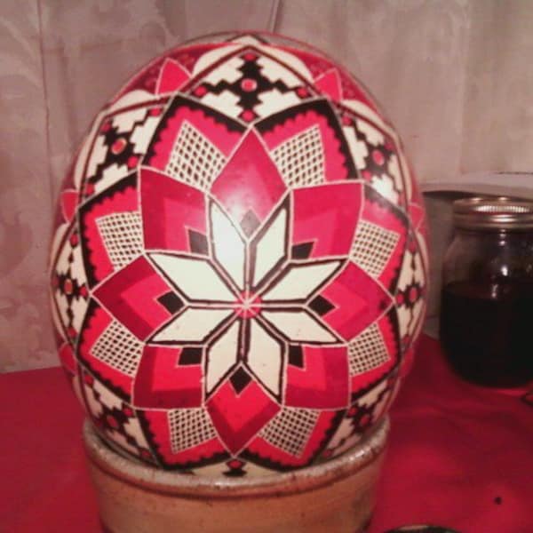 Ostrich Egg Pysanky