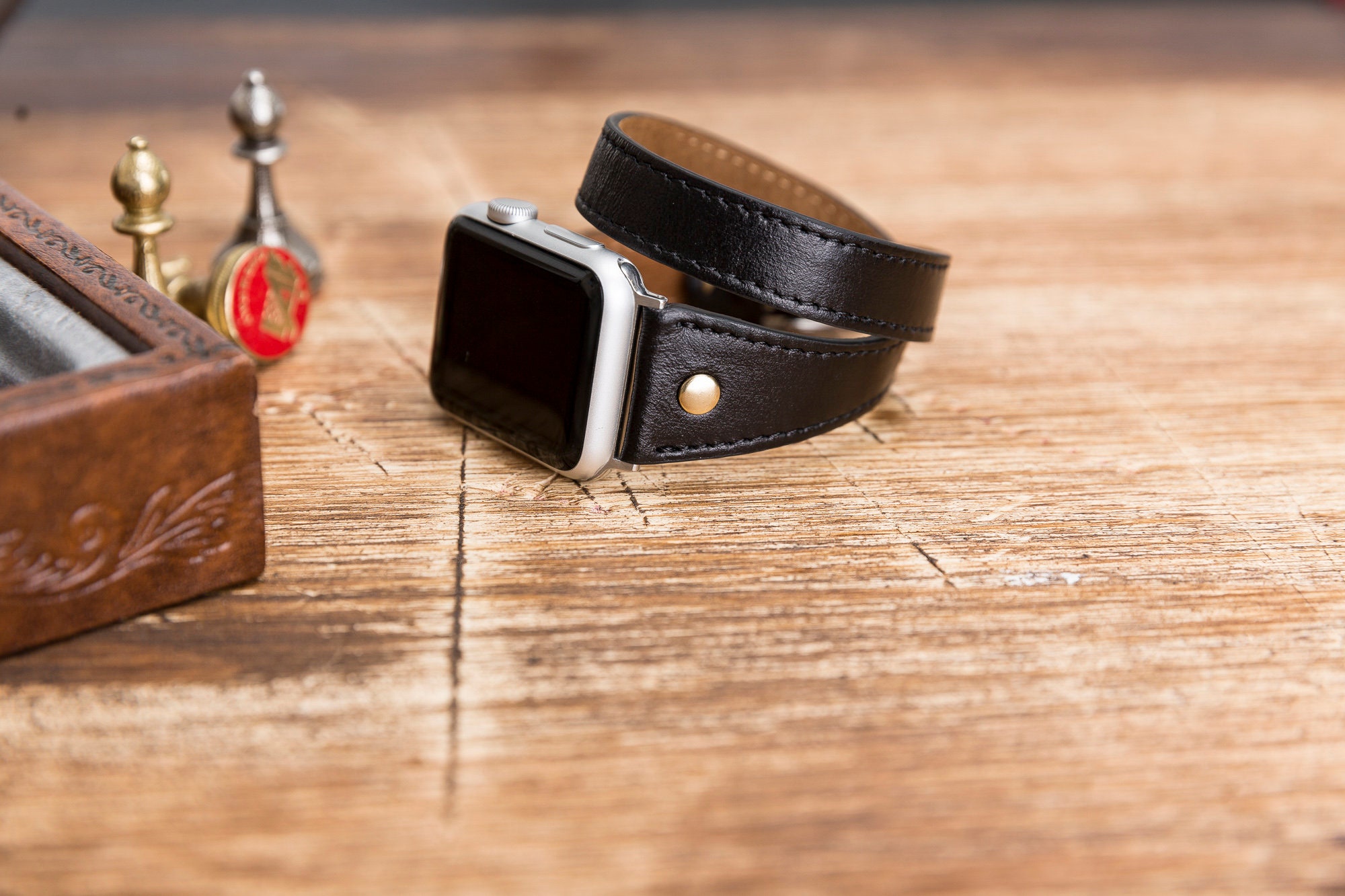 Leather Apple Watch Band Etsy