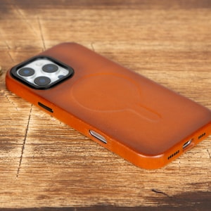 Nuovo prodotto Custodia in pelle per iPhone 16 Pro/16 ProMax, Custodia fatta a mano per iPhone 16 ProMax, Cover in pelle per 16Pro, Cover per iPhone 16 ProMax, Custodia marrone per iPhone