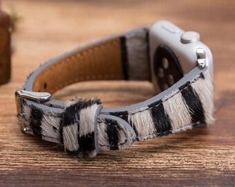 Leopard Apple Watch Band 7 / SE / 6 / 5 / 4 / 3 / 2 / 1 / 38 mm, 40 mm, 41 mm, 42 mm, 44 mm, 45 mm, iWatch Band 42 mm, iwatch Band 38 mm, Apple Watch Band, LEOPARD