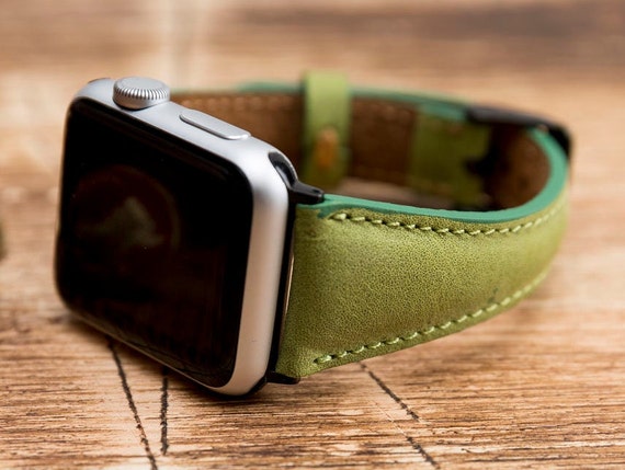 レザー Apple Watch バンド 7/SE/6/5/4/3/2/1/38 mm、40 mm、41 mm、42 