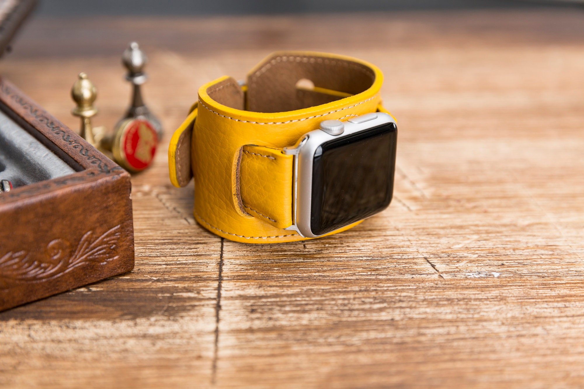Leather Apple Watch Band Etsy