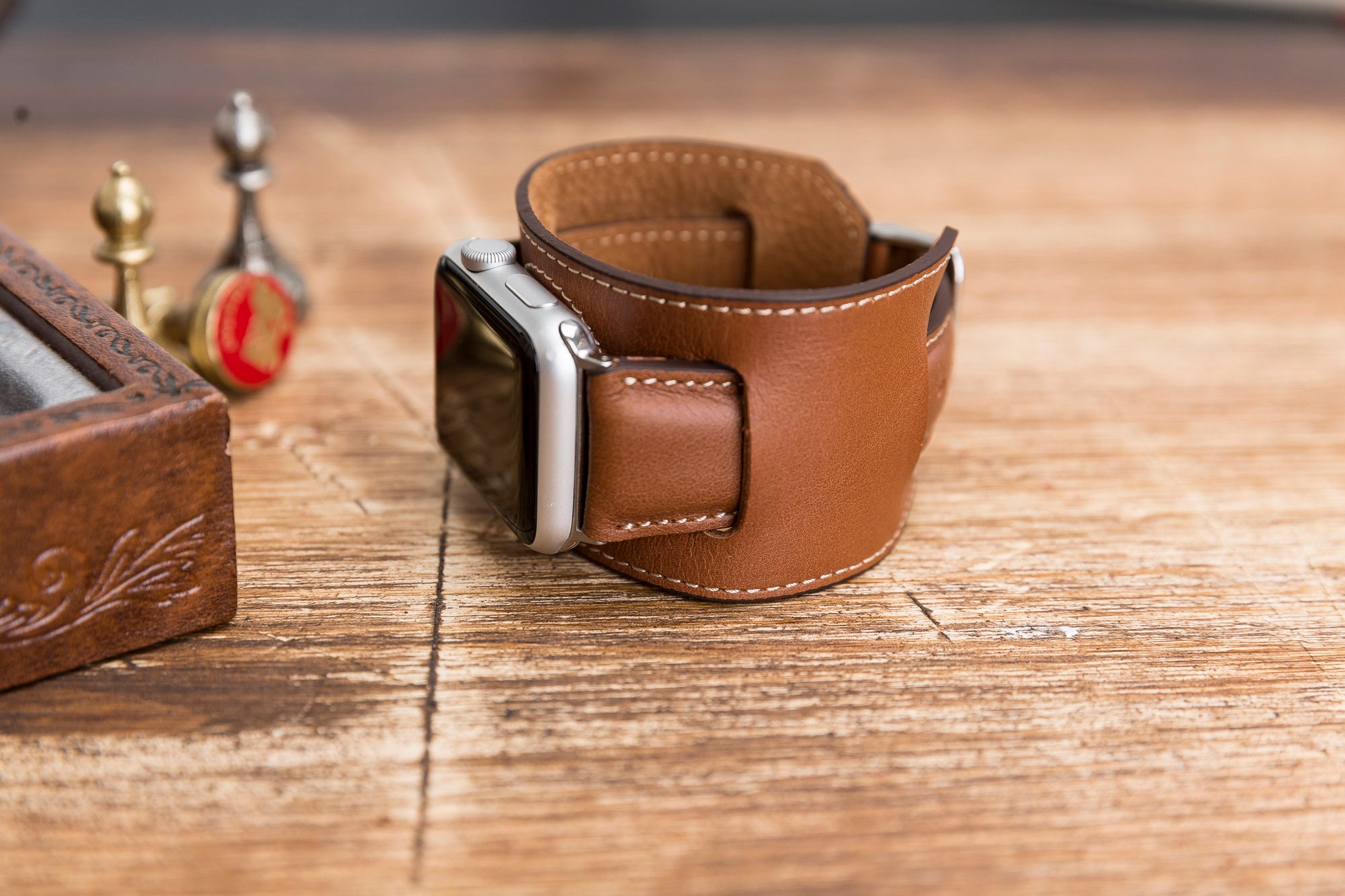 Leather Apple Watch Band  Etsy