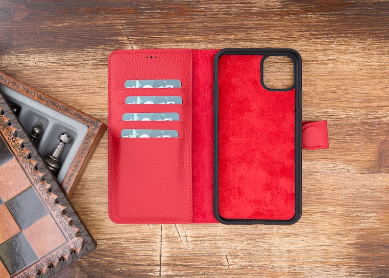 iPhone 11 Pro Max,Handmade Leather Wallet \u0130phone 11 Case,iPhone wallet case,11 pro case,iPhone 11 pro max-RED iPhone 11 Pro iPhone 11