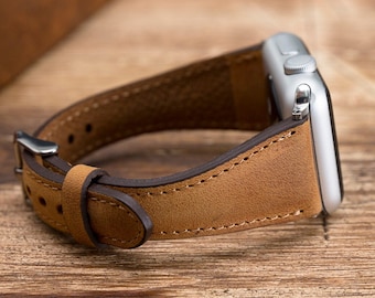 レザー Apple Watch バンド ULTRA/8/7/SE/6/5/4/3/2/1/38 mm、40 mm、41 mm、42 mm、44 mm、45 mm、49 mm、iWatch バンド 8、iwatch バンド、Apple Watch ブラウンバンド、女性用
