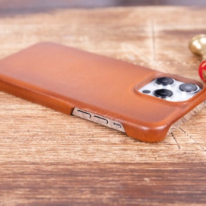 MAGSAFE iPhone 14/14 Max / Pro / ProMax Custodia in pelle, iPhone 14 Custodia fatta a mano, iPhone 14 Pro Cover in pelle, iP 14 ProMax Cover, iPhone14 Custodia marrone