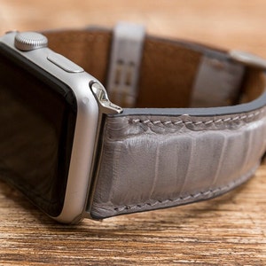 Gray Apple Watch Band 7/SE/6/5/4/3/2/1/38mm,40mm,41mm,42mm,44mm,45mm,iWatch Band 42mm,Apple Watch Strap, Apple Watch Gray Band,-WOMAN-