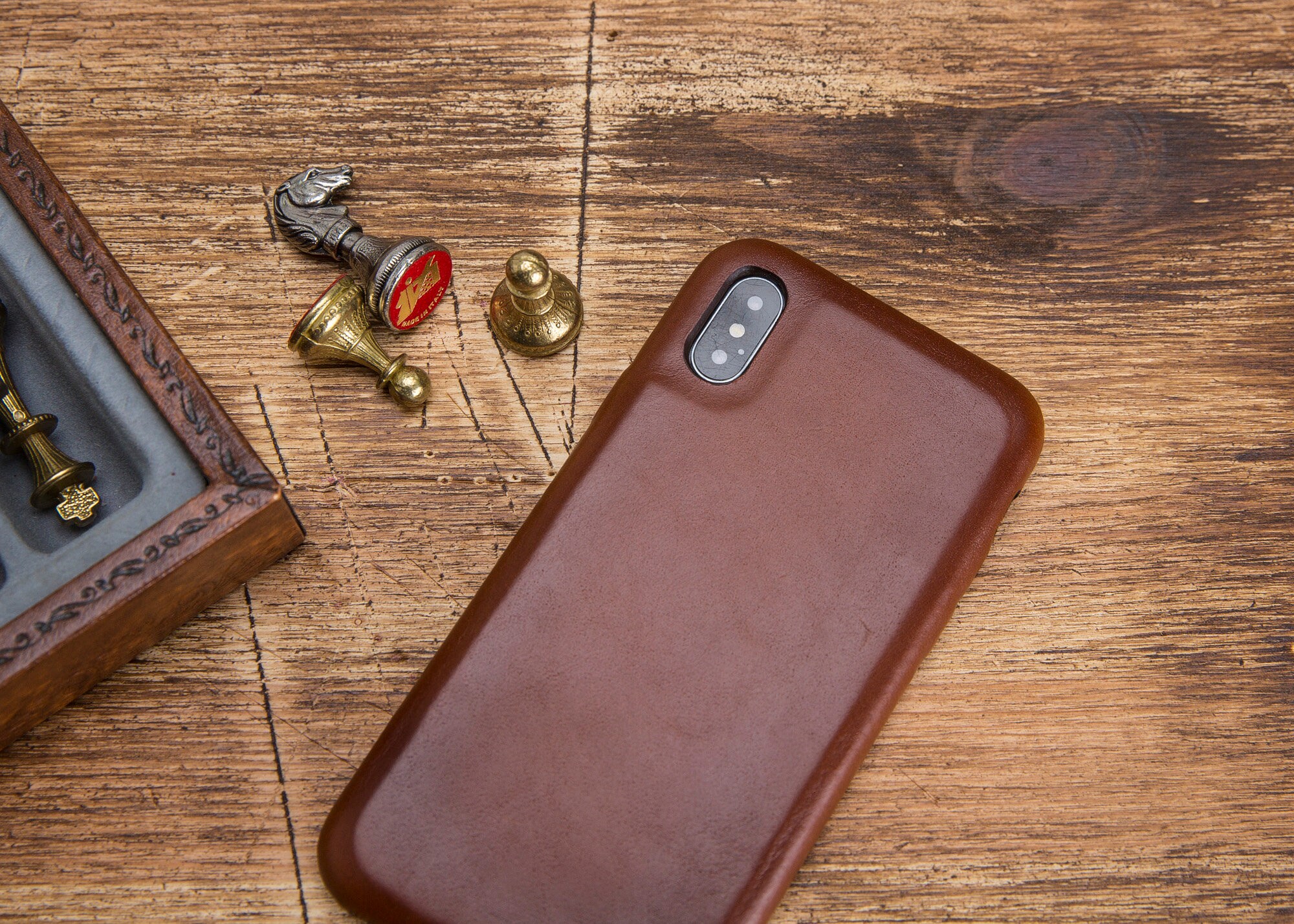 Cover per iPhone XS Max, Cover a Libro Custodia in Pelle PU