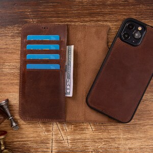 iPhone 12 Mini, iPhone 12 6.1, iPhone 12 Pro 6.1, iPhone Pro Max 6.7, Handmade Leather İphone 12 Leather Case, iPhone 12 leather case, BROWN