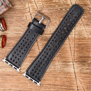 Black Apple Watch Band 7/SE/6/5/4/3/2/1/38mm,40mm,41mm,42mm,44mm,45mm, iWatch Band 42mm, iwatch Band 38mm,Apple Watch Black Band,-GİFT-
