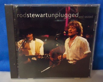 042618 03 Used Rod Stewart “Unplugged...and seated” CD Warner Bros 9 45289-2