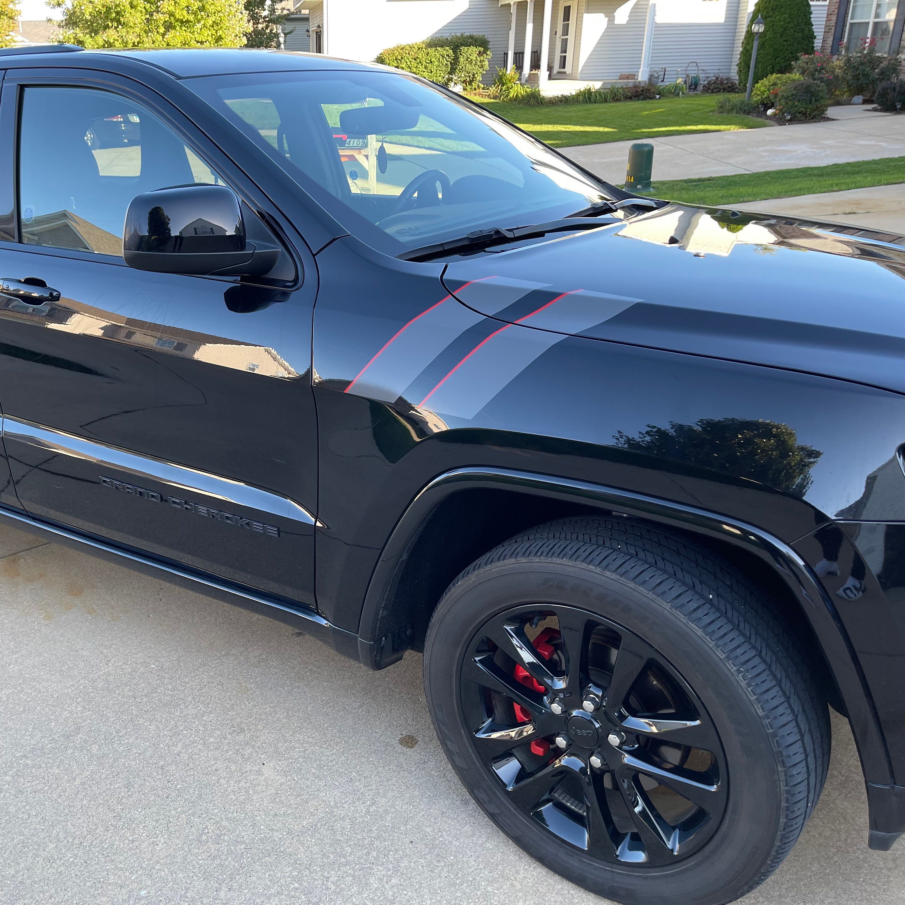 Car Parts & Accessories 2 color Fender Hash Hashes Stripes fit any Jeep ...