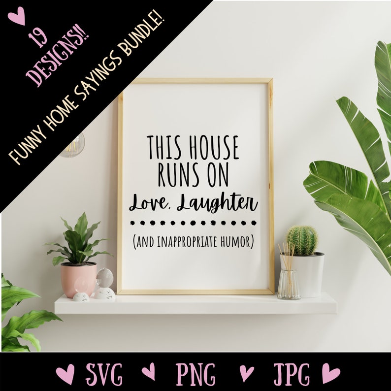 SVG Funny Home Sayings Bundle SVG Home and Bedroom Sayings Etsy