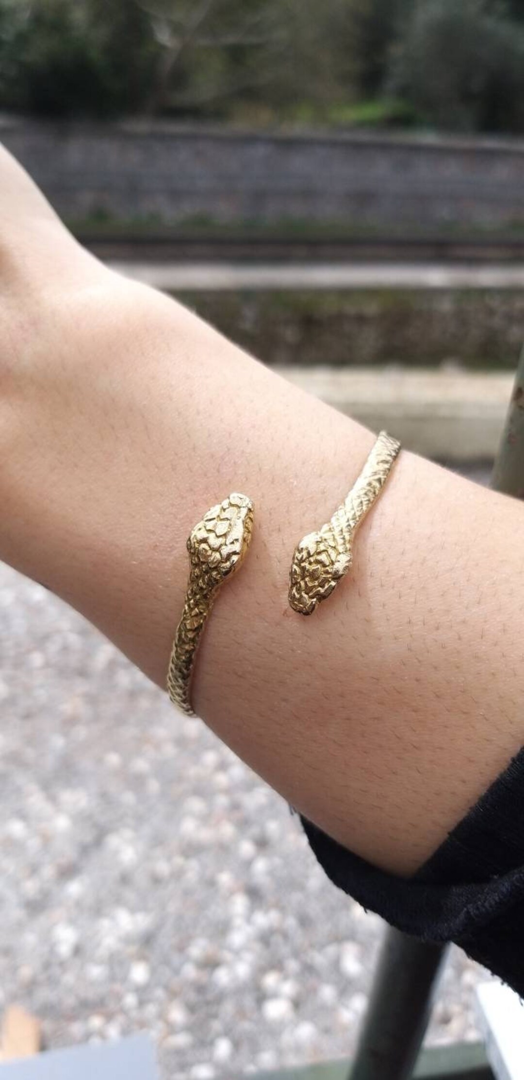 Snake armband messing armband uniek unisex cadeau voor Etsy Nederland