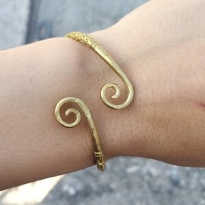 Adjustable bracelet, greek jewelry, spiral bracelet, ancient Greek