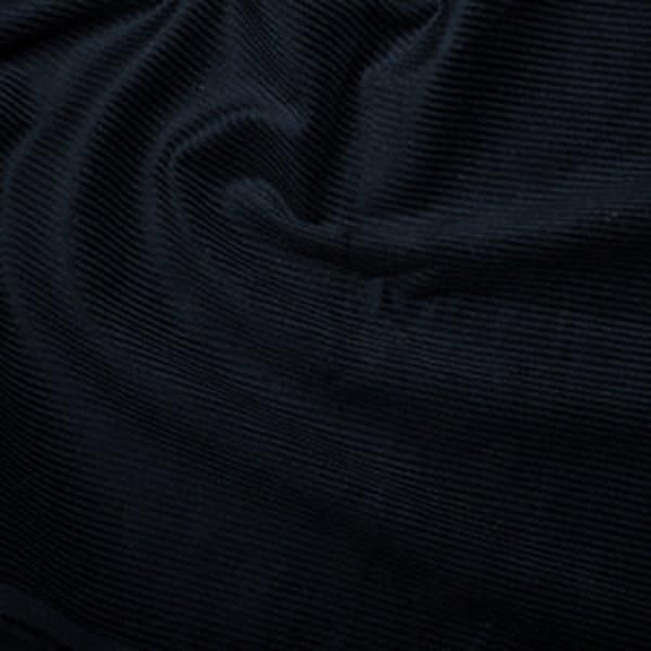 8 Wale Cotton Corduroy Fabric Navy Blue  Fabric 56" wide