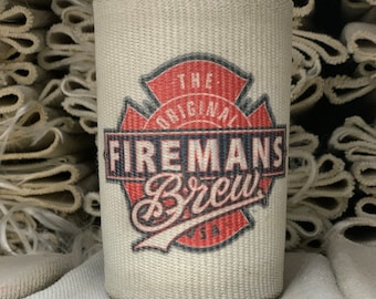 QTY 50: Custom for Firefighter, Firefighter Gift, Groomsman Gift, Can Cooler, Fireman, Can Holder,Fireman Gift,Fire House, Firemen Gift