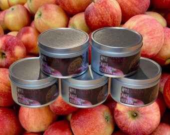 Apple Candle, Maple Candle, Bourbon Candle, Man Candle, Fall Candle, Autumn Candle, Candles, Man Gifts, Manly Gifts,Manly Candles