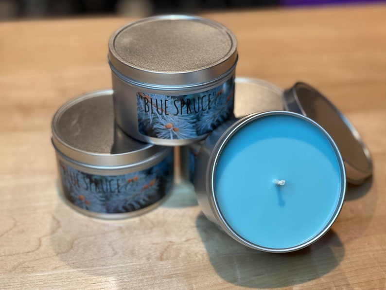Blue Spruce Blue Spruce Candle Man Candle Woodsy Candle - Etsy