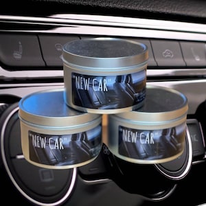 New Car Scented Candle: New Car Gift, New Car Scent, New Car Smell, New Car Kit, New Car Smell Oil, Car Smell, Car Guy, Car Gifts, Car Girl