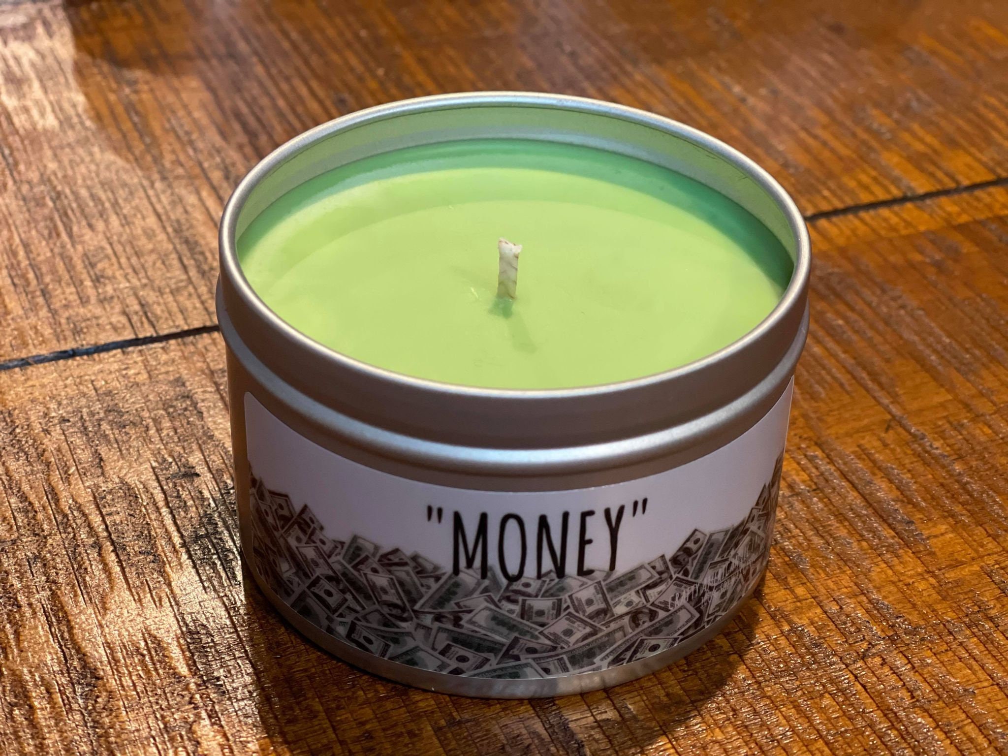 Money Scented Candle Money Candle Man Candle Entrepreneur Etsy