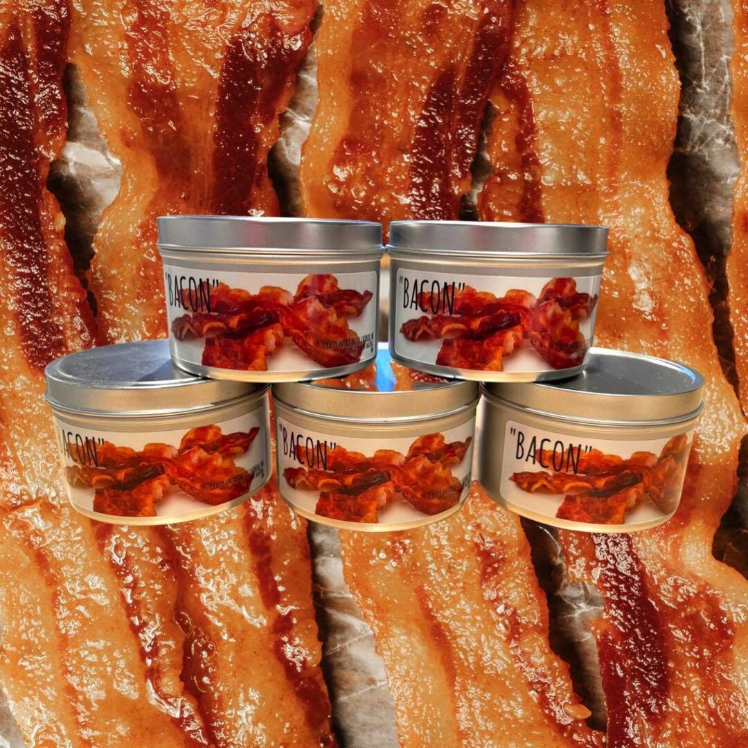 Bacon Scented Candle Bacon, Bacon Candle, Bacon Gifts, Outdoor Gifts
