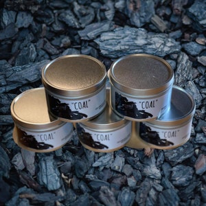 Coal Scented Candle: Coal Miner, Coal Miner Sign, Miner, Gift for Men, Man Candles, Gift for Him, Mens Gift, Men, Manly Candles, Manly Gifts