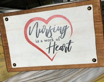 Nurse Sign for nurse or nurses. Perfect Nurse Gift , Nurse Gift idea, Nurse Gifts, Gift for Nurse. Great Nurse Decor & Signs for Nurses